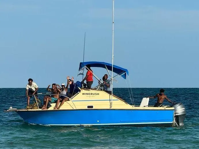 Local boat captain and marine guide preparing a Diani excursion