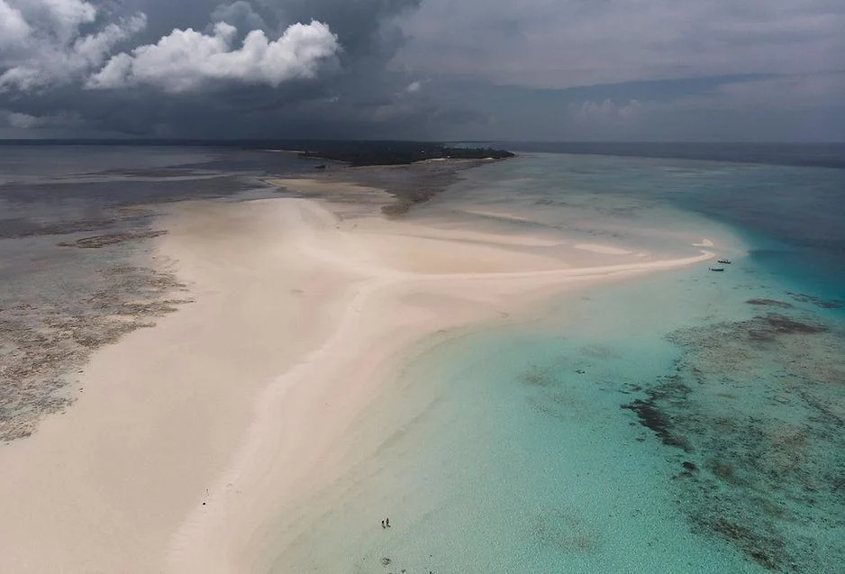 Image of sandbank in diani