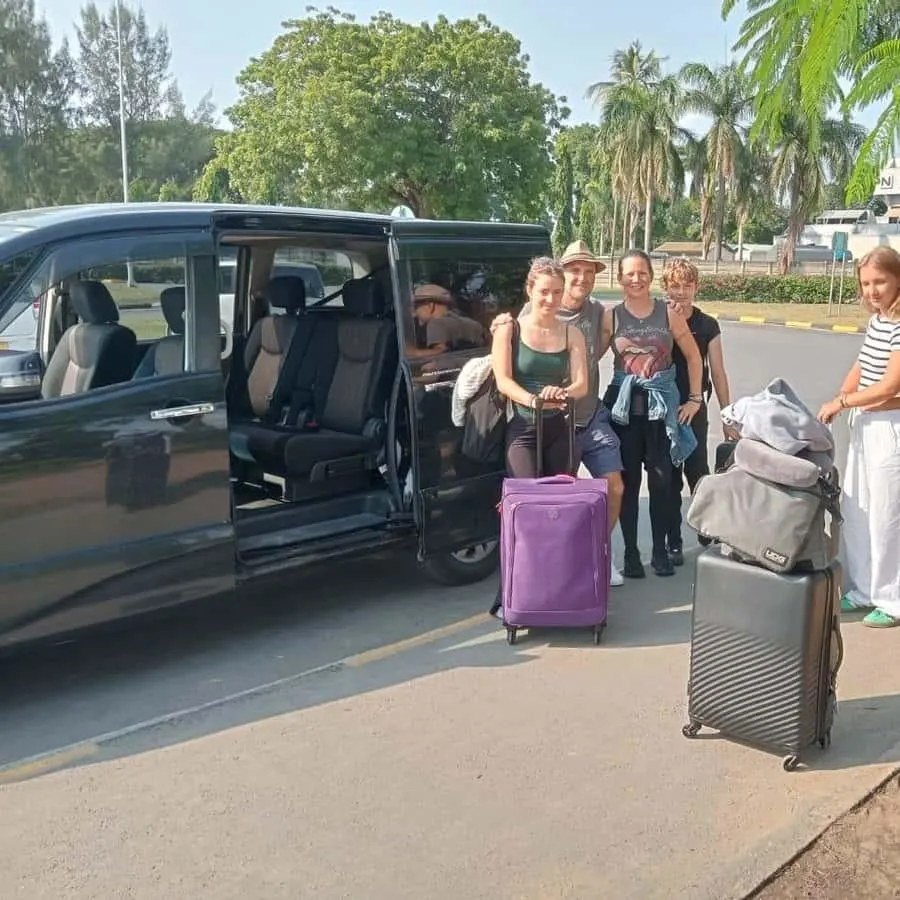 Private transport from diani to congo river