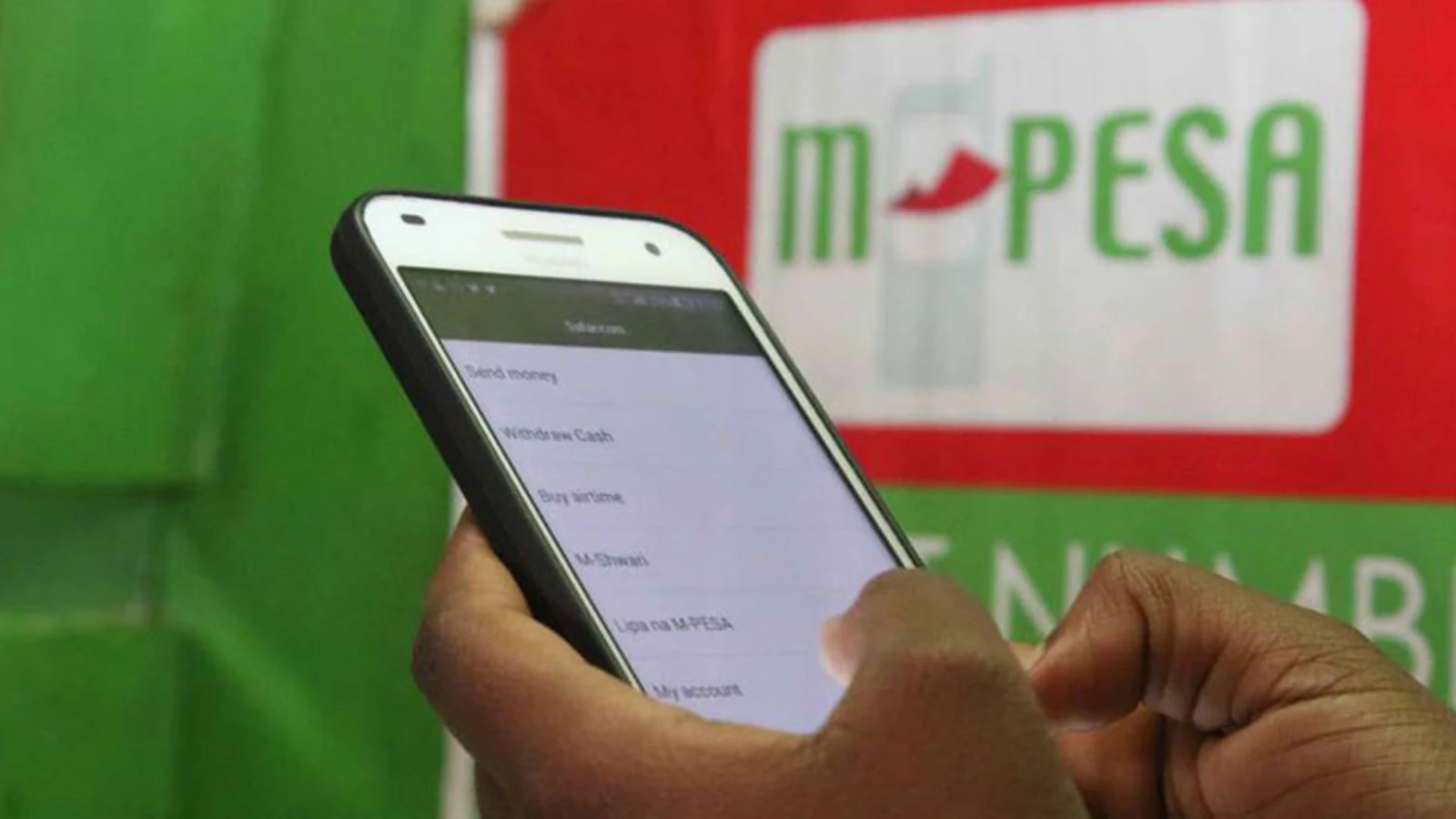 M-Pesa mobile payment used for cashless KWS park fees at Shimoni