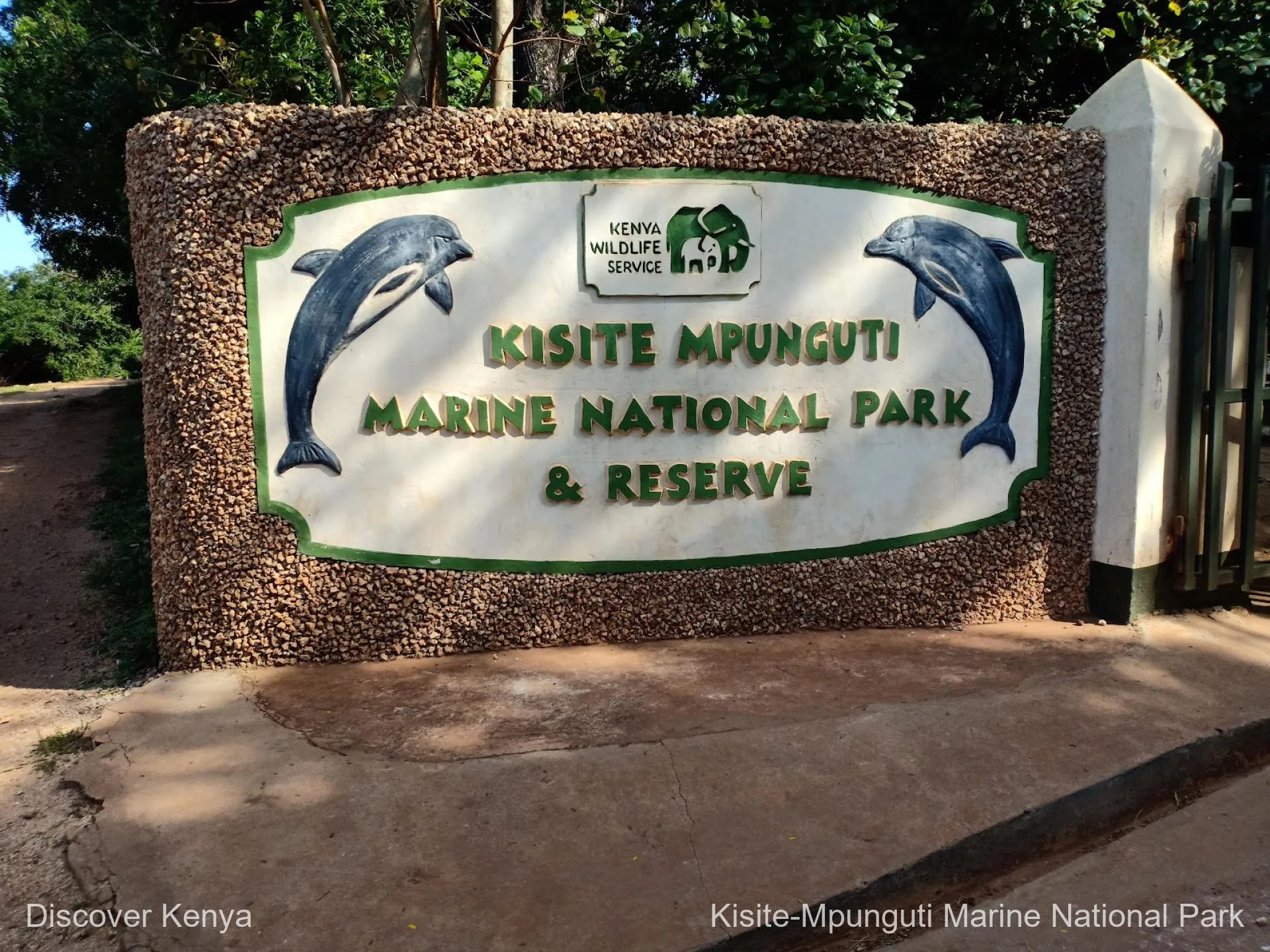 Entrance to Kisite Mpunguti Marine National Park near Wasini Island