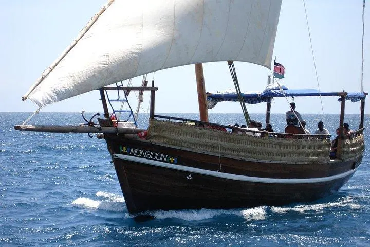 Wasini Island Rough Seas Dhow Versus Speedboat in Kusi Season